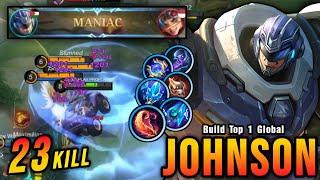 WTF DAMAGE!! 23 Kills Johnson Mage Build, Almost SAVAGE!! - Build Top 1 Global Johnson ~ MLBB