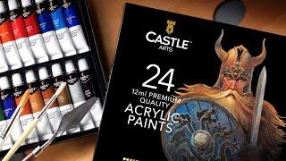 Castle Arts UK | 24 Piece Acrylic Paint Set