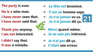 Phrases simples pour apprendre l'anglais facilement | partie 21 |easy sentences to learn french 