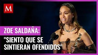 Zoe Saldaña se disculpa con los mexicanos por 'Emilia Pérez' tras ganar el Oscar