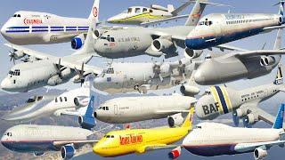 GTA V: Best Every Gray Airplanes Autumn Fall Best Extreme Longer Crash and Fail Compilation