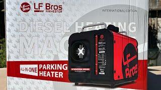 LF BROS Diesel Heater Setup And Review. Portable Diesel Heater From Amazon. #hottent #hottentcamping