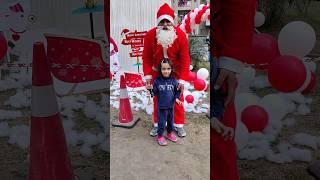 Jingle bells, jingle bells Jingle all the way! It is so much fun meeting Santa Claus  #christmas