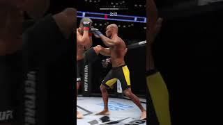 UFC 4 BROKEN NECK KO! #shorts #ufc4 #ufc #easports #easportsufc4