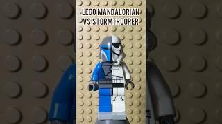 Lego Star Wars Mandalorian Death Watch VS Stormtrooper #lego #legostarwars