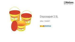 Disposapak 2 5L 1563DP