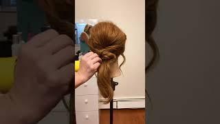 beautiful and easy bun - hairstyle tutorial #shorts