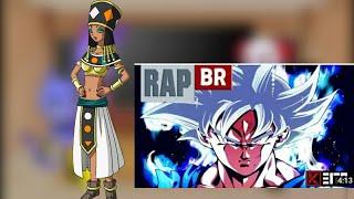 Deuses  da destruição react rap do goku  migatte no  gokui (dragon ball super) gacha Club