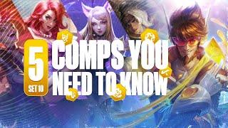 5 Comps You Need to Know for Set 10 | TFT Guides | Teamfight Tactics: Remix Rumble