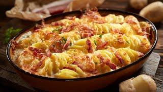 I take potatoes and 3 eggs. This recipe will drive you crazy! Dinner recipe!