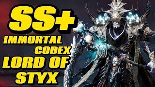 Immortal Codex : Zelus Lord Of Styx SS+ Score | Watcher of realms