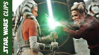 Ahsoka The White vs Shadow Morgan Elsbeth | Star Wars Clips