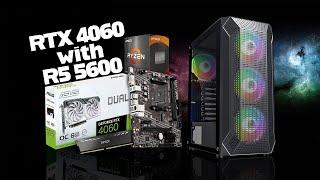 Amd Ryzen 5 5600, Geforce RTX 4060 #explore #gaming #pcbuild #pc #gamers #gamingpc #rtx #trending