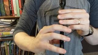 Bagpipe Scale, on practice chanter