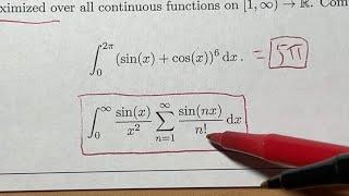 Live: This is what the 2023 Berkeley Math Tournament calculus test looks like!