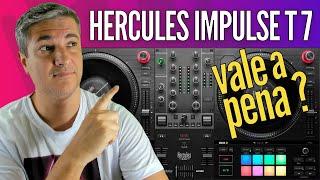 PRIMEIRAS IMPRESSÕES HERCULES INPULSE T7  - NOVA DJ CONTROLLER MOTORIZADA | VALE A PENA ?