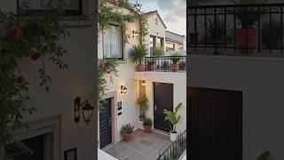 Beautiful view of a building #shortsfeed #flowers #house #decor