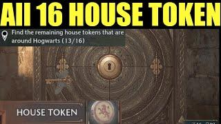 How to "find the remaining house tokens that are around hogwarts" (All 16 dedalian keys Locations)