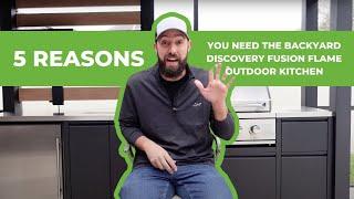 5 Reasons You Need the Backyard Discovery Fusion Flame Outdoor Kitchen