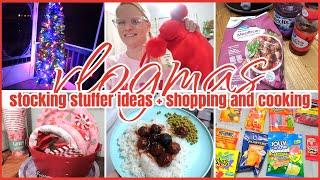 12 DAYS OF VLOGMAS DAY 2 / STOCKING STUFFERS + COOKING AND CLEANING