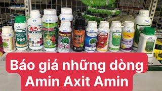 Chia sẻ báo giá những dòng Amino dưỡng cây , bông ,trái #baogia #giare