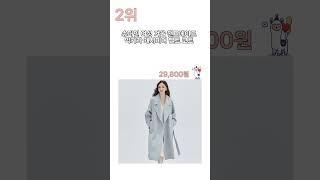 2025년 가성비 끝판왕! 캐시미어코트 추천 순위 TOP5