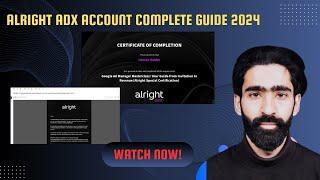 How to get Adx approval Alright Company || Alright Academy Complete Guide || Ma Account Approval