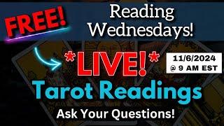 Free Live Personal Psychic Tarot Readings!Ask Your Questions! (Wednesday)