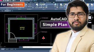 Learn AutoCAD 2D by just Making a Single Room Plan