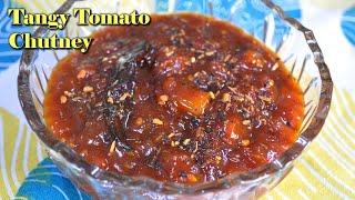 How to make Tangy Tomato Chutney Bengali Style|खट्टी मीठी टमाटर की चटनी