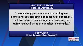 Phoenix Academy releases statement after High Point police say student showed gun to others