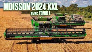  MOISSON 2024 XXL avec TONIO pour la suite du SEMIS en conditions difficiles !