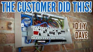 THE CUSTOMER TRIED TO SAVE MONEY, SO HE DID IT HIMSELF!!!! D.I.Y SPECIAL