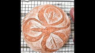 Prickly Pear Sourdough Bread