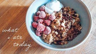 what I ate today ~ easy & vegan! 