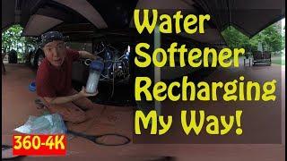 Water Softener Recharging - My Way! - 360 Video