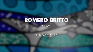 Brendan's Shark | Limited Edition Print | 20in x 40in | Romero Britto Fine Art