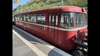 Epic old german Train ride VT 98 from 1960