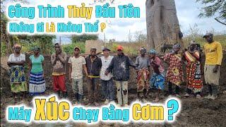 Huy Khánh Vlogs || Đập Tràn LỚN NHẤT Khu Vực - Sử Dụng Máy CUỐC ĐÀO ĐẮP Chạy Bằng Cơm ?