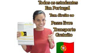 Todos estudantes em Portugal Tem direito ao transporte gratuito 