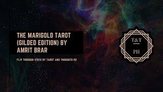 Flip Through Video: The Marigold Tarot by Amrit Brar (Gilded Edition)