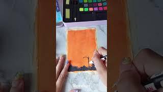 Easy Watercolor Painting #shorts #watercolor #art #viral
