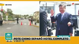 APEC 2024: Presidente chino, Xi Jinping, separó hotel completo en San Isidro