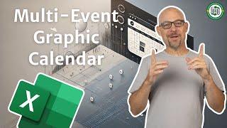 Convert a List of Events into a Graphical Calendar in Excel