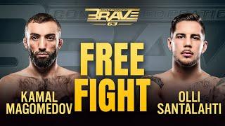 Kamal Magomedov vs Olli Santalahti | Full Fight | BRAVE CF 89