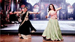 Madhuri Dixit And Vidya Balan Live Dance Show At Bhool Bhulaiyaa 3 Song Ami Je Tomar 3 0 Launch