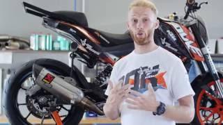 KTM 200 Duke stuntbike setup by Rok Bagoros