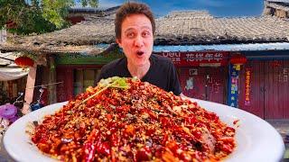 Death by Chili!!️ SPICIEST CHINESE FOOD in Hanzhong, China! 