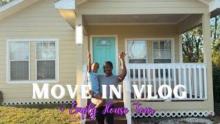 MOVE IN DAY VLOG + Empty House Tour