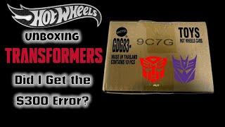 Hot Wheels Unboxing - Transformers Silver Series ERROR!!! #fyp #unboxing #hotwheels